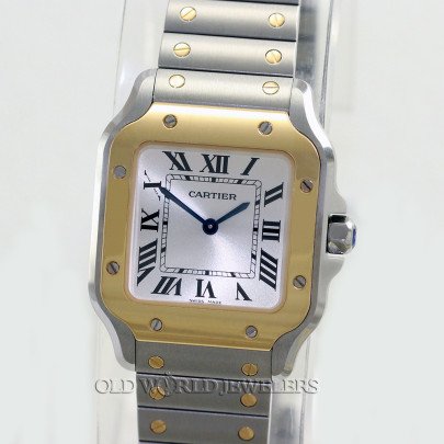 Cartier Santos Ref W2SA0033 Steel 18K Gold White Roman Cartier Santos Ref W2SA0033 Steel 18K Gold White Roman